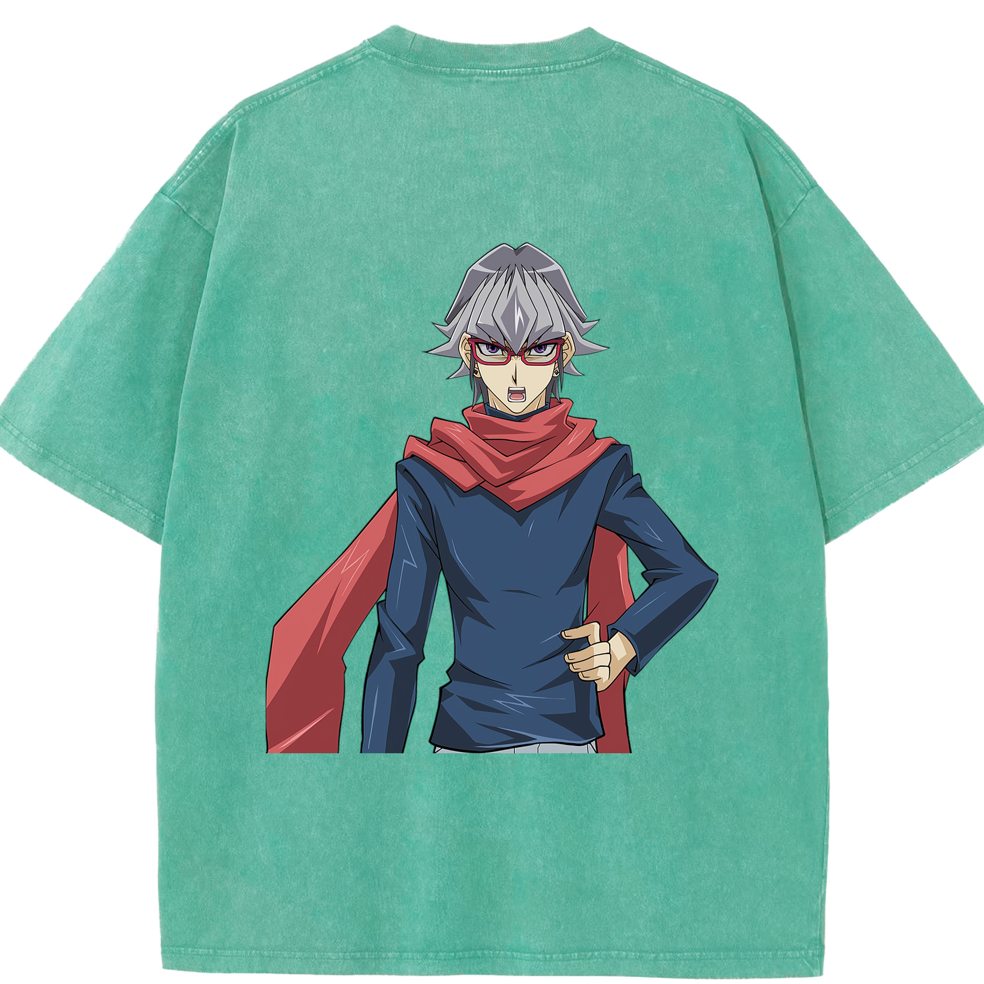 （画像用） 遊☆戯☆王 Yu-Gi-Oh! 綿100% ヴィンテージ風 半袖Tシャツ（背面プリント）